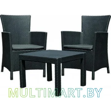 Набор садовой мебели Allibert Rosario balcony set (графит)